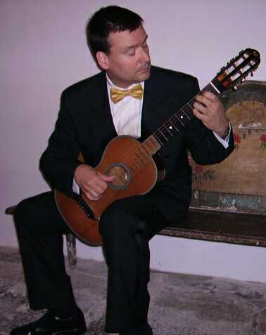 Agustín Maruri with Lacote guitar, 1840